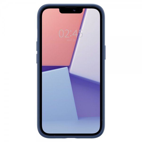 Spigen iPhone 13 Mini Deksel Silicone Fit Navy Blue