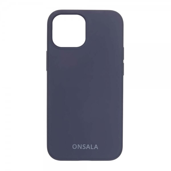 Onsala iPhone 13 Mini Deksel Silikon Cobalt Blue