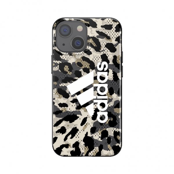 Adidas iPhone 13 Mini Deksel Snap Case Leopard Beige