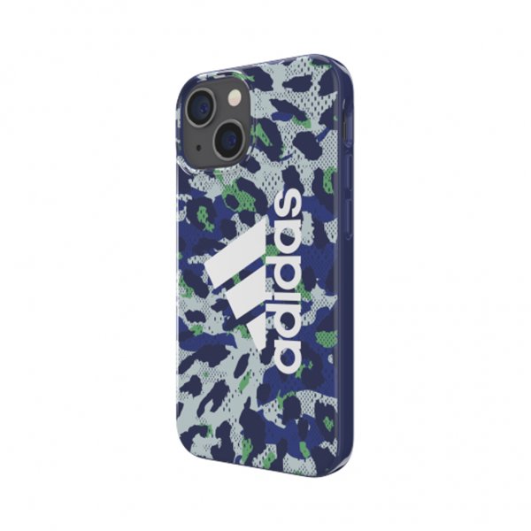 Adidas iPhone 13 Mini Deksel Snap Case Leopard Bold Blue