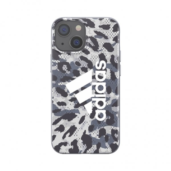 Adidas iPhone 13 Mini Deksel Snap Case Leopard Grå