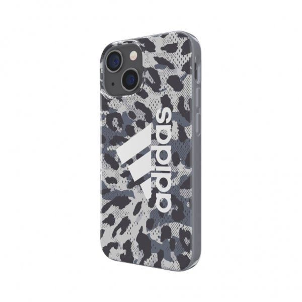 Adidas iPhone 13 Mini Deksel Snap Case Leopard Grå