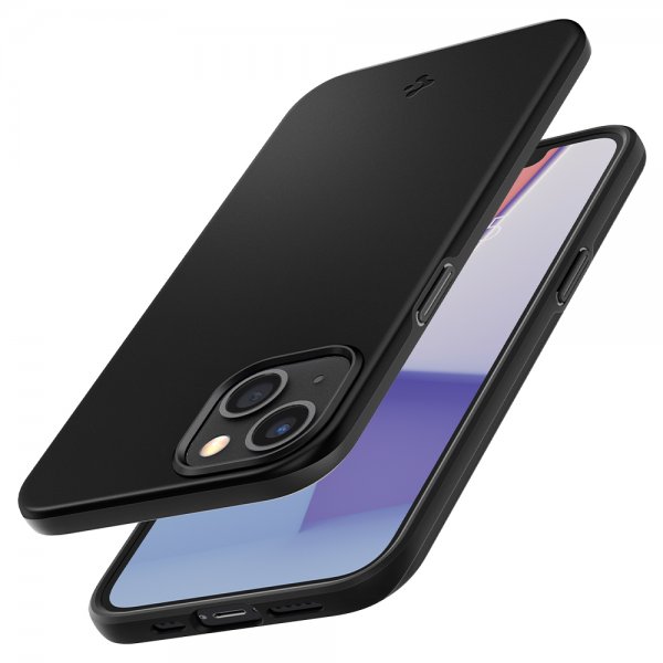 Spigen iPhone 13 Mini Deksel Thin Fit Svart