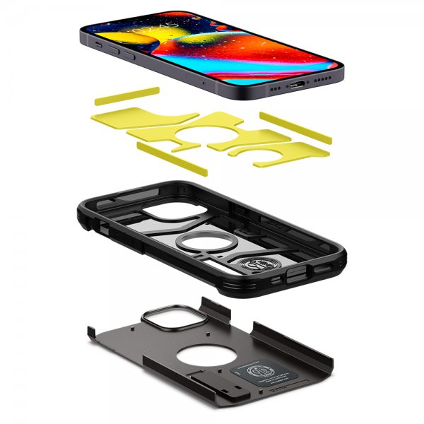 Spigen iPhone 13 Mini Deksel Tough Armor Gunmetal