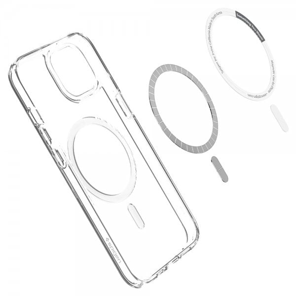 Spigen iPhone 13 Mini Deksel Ultra Hybrid Mag Hvit