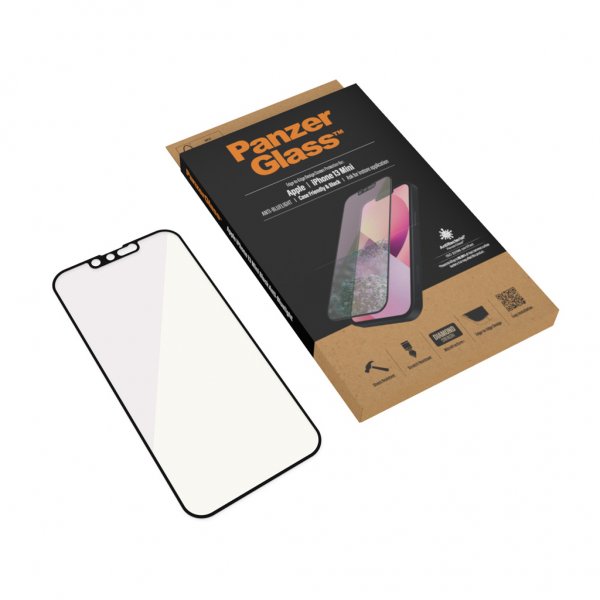 PanzerGlass iPhone 13 Mini Skjermbeskytter Edge-to-Edge Anti-Bluelight