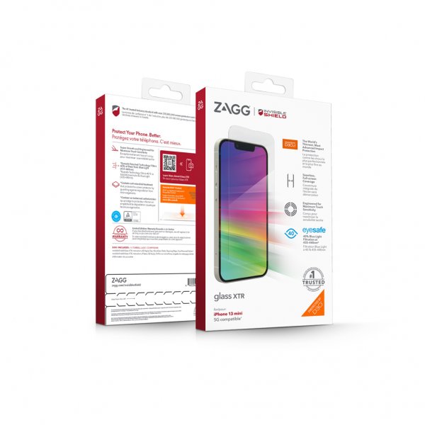 Zagg InvisibleShield iPhone 13 Mini Skjermbeskytter Glass XTR