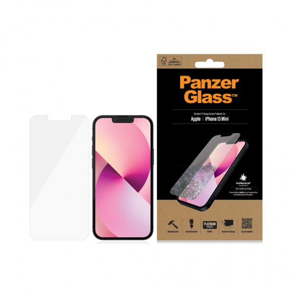 PanzerGlass iPhone 13 Mini Skjermbeskytter Standard Fit Case Friendly