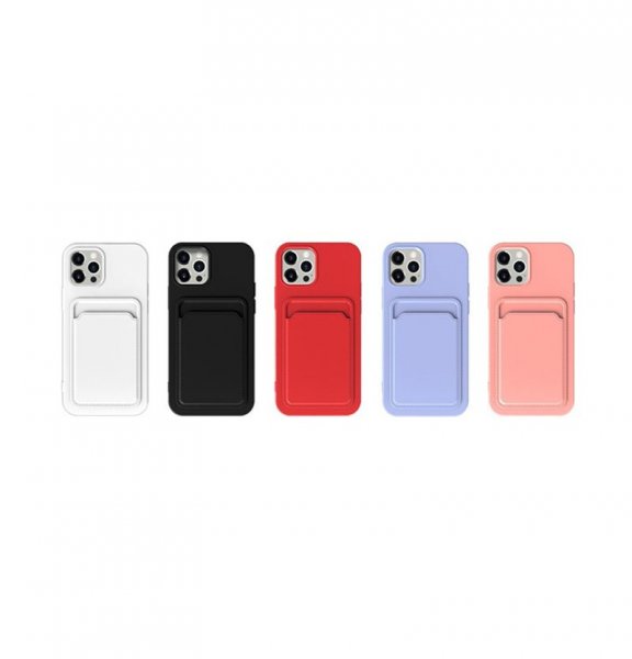 iPhone 13 Deksel Kortholder Rosa