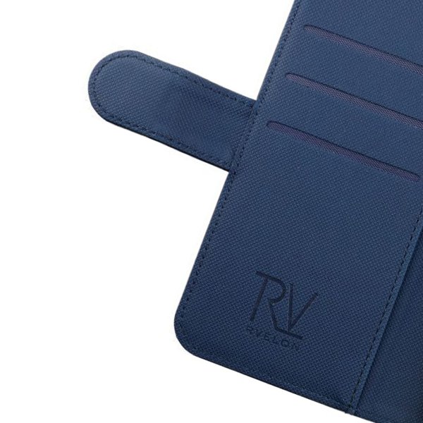 Rvelon iPhone 13 Etui Detachable Wallet Case Blå