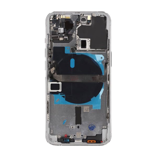 iPhone 13 Pro Bakside med Komplett Ramme OEM - Silver