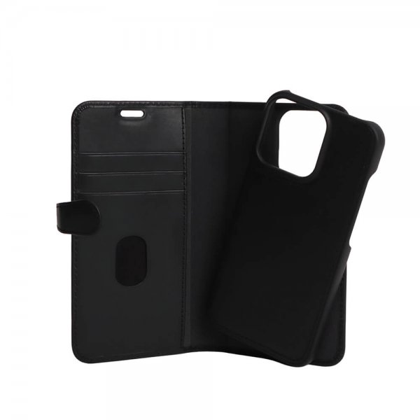 Buffalo iPhone 13 Pro Etui Buffalo Avtakbart Deksel Svart