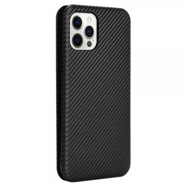 iPhone 13 Pro Etui Karbonfibertekstur Svart