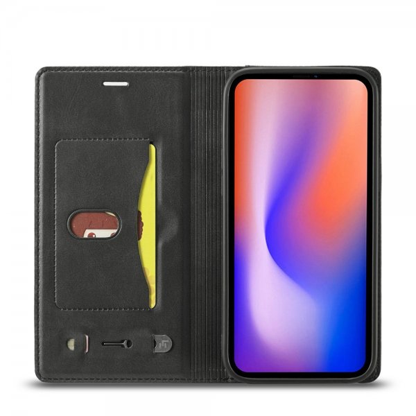 Lc.Imeeke iPhone 13 Pro Etui Kortlomme Utside Svart