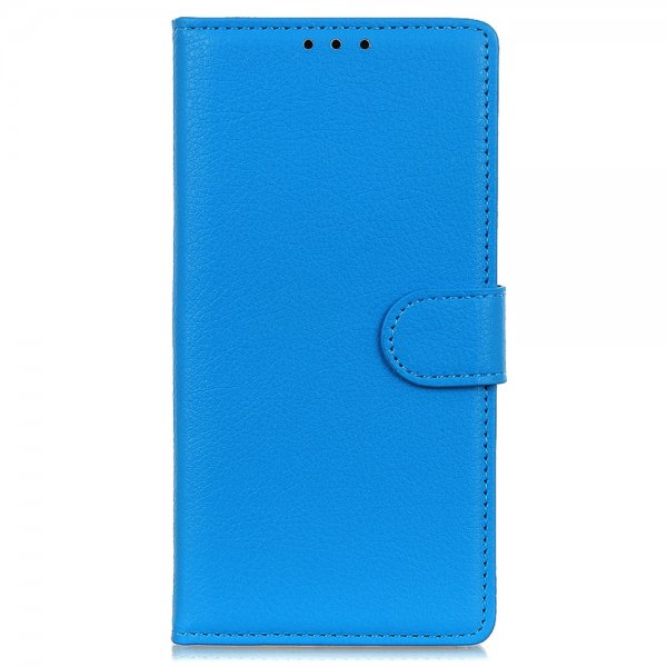 Nordic Covers iPhone 13 Pro Etui Litchi Blå
