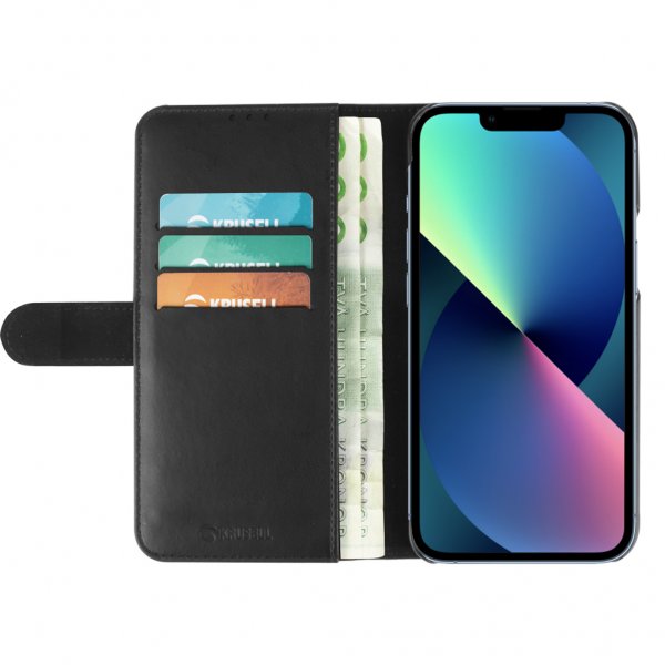 Krusell iPhone 13 Pro Etui PhoneWallet Svart