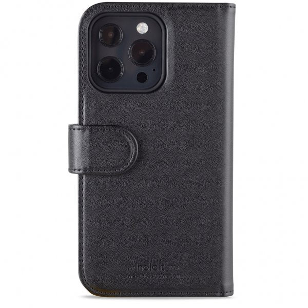 holdit iPhone 13 Pro Etui Wallet Case Magnet Svart