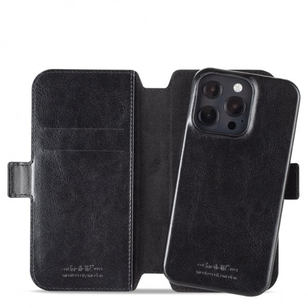 holdit iPhone 13 Pro Etui Wallet Case Magnet Berlin Svart