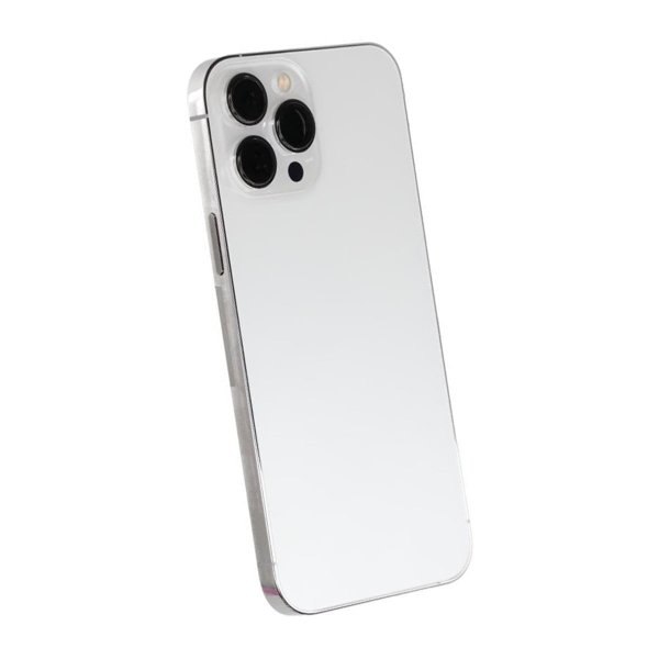 iPhone 13 Pro Max bakside med komplett ramme OEM - Silver