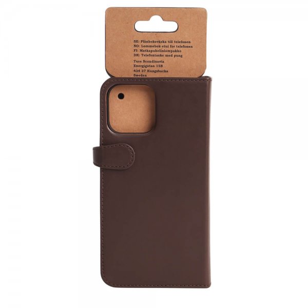 Buffalo iPhone 13 Pro Max Etui Buffalo Avtakbart Deksel Brun
