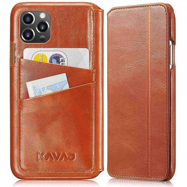 Kavaj iPhone 13 Pro Max Etui Dallas Brun