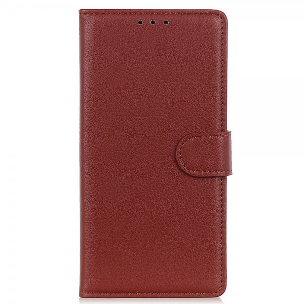 Nordic Covers iPhone 13 Pro Max Etui Litchi Brun