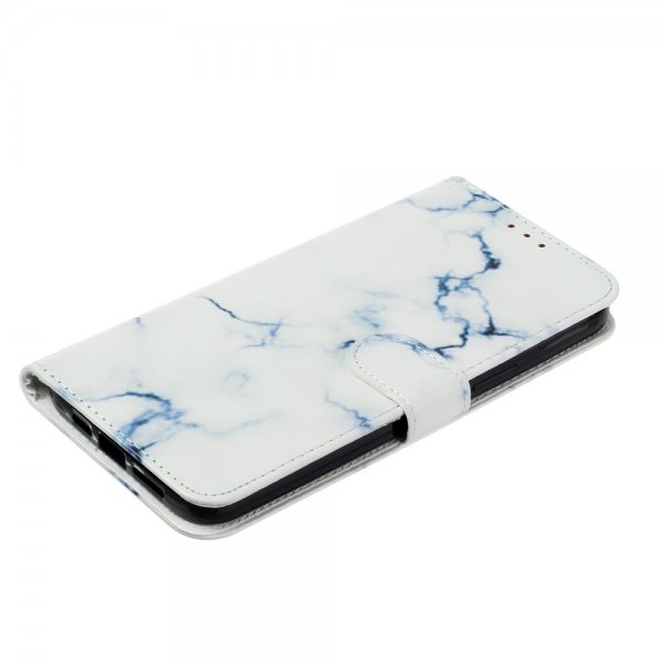 iPhone 13 Pro Max Etui Motiv Vit Marmor