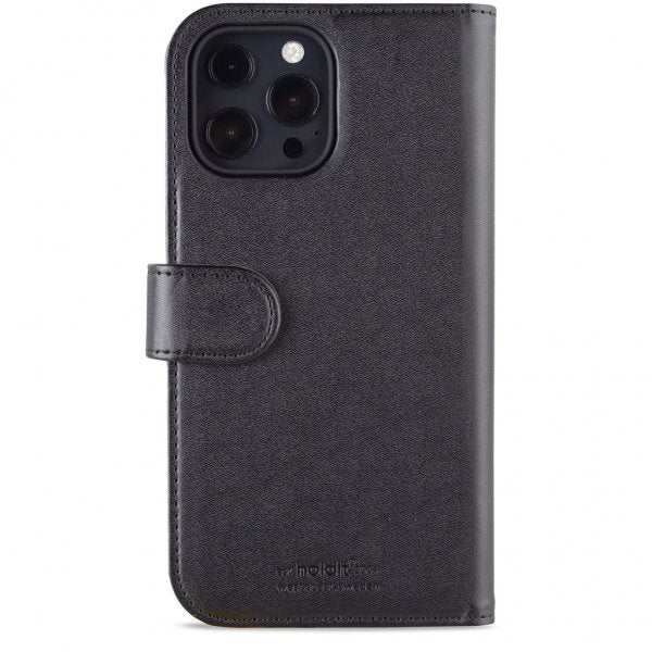 holdit iPhone 13 Pro Max Etui Wallet Case Magnet Svart