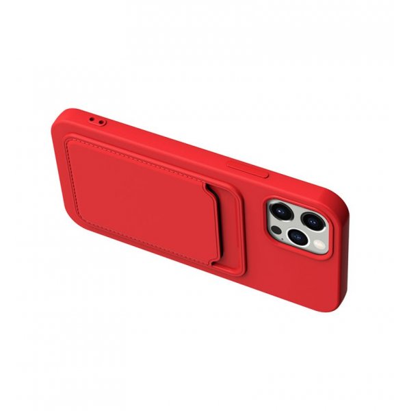 iPhone 13 Pro Max Deksel Kortholder Rød