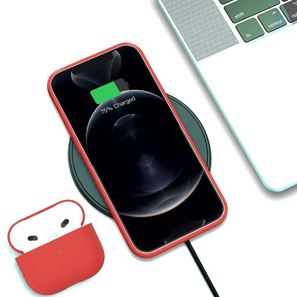 Rvelon iPhone 13 Pro Max Deksel Silikon Rosa