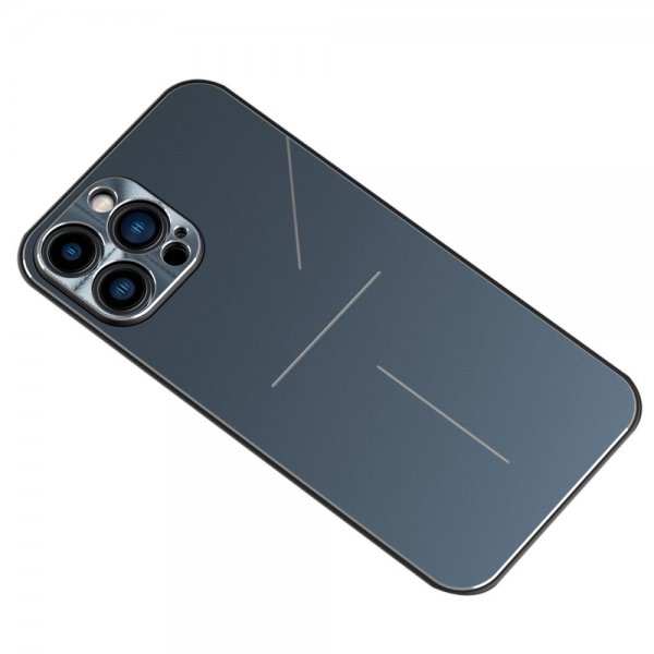 R-JUST iPhone 13 Pro Max Deksel Aluminium Blå
