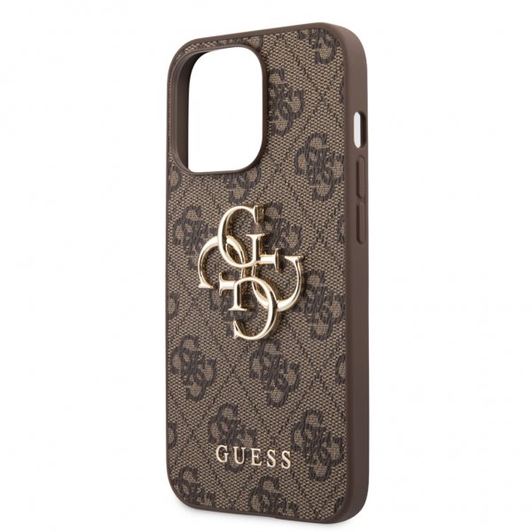 Guess iPhone 13 Pro Max Deksel Big Logo Brun