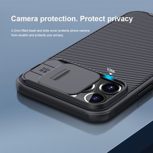 Nillkin iPhone 13 Pro Max Deksel CamShield Pro Svart