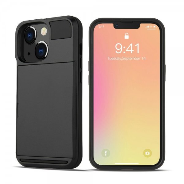 iPhone 13 Pro Max Deksel Card Slide Svart