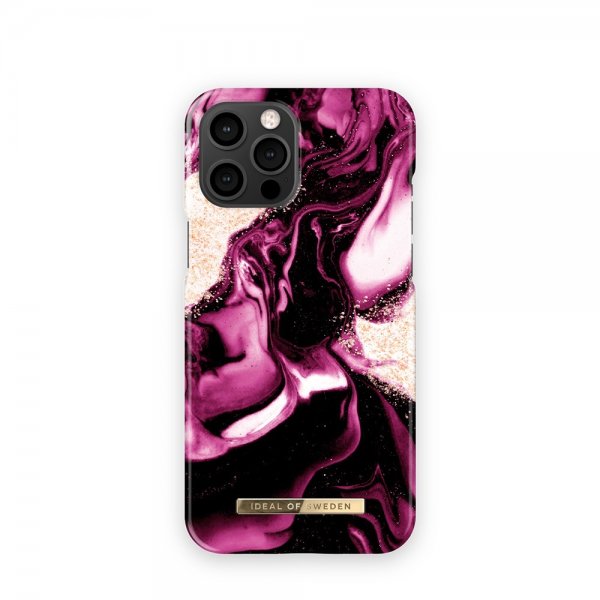 Ideal of Sweden iPhone 13 Pro Max Deksel Fashion Case Golden Ruby