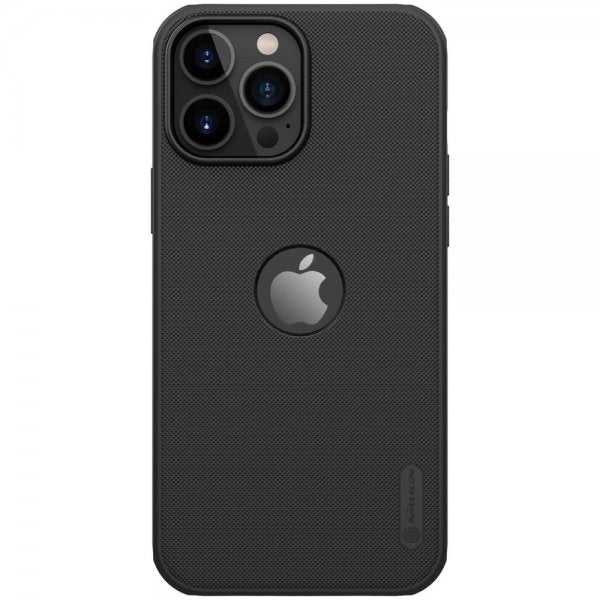 Nillkin iPhone 13 Pro Max Deksel Frosted Shield Logo Cutout Svart