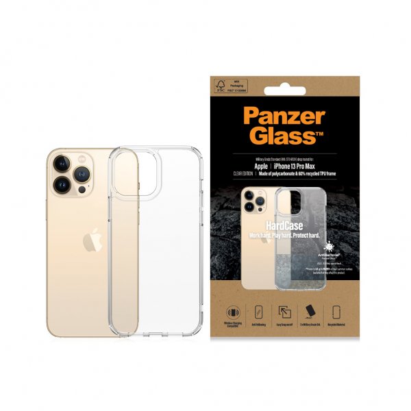 PanzerGlass iPhone 13 Pro Max Deksel HardCase Transparent