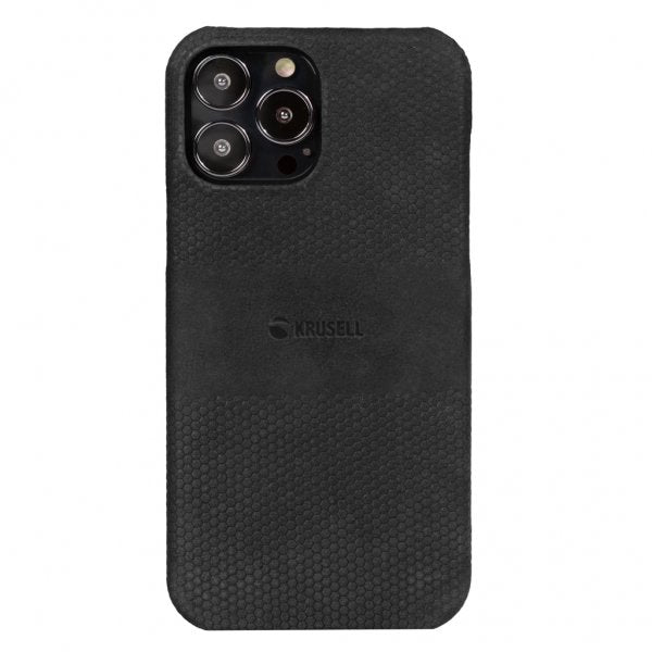 Krusell iPhone 13 Pro Max Deksel Leather Cover Svart