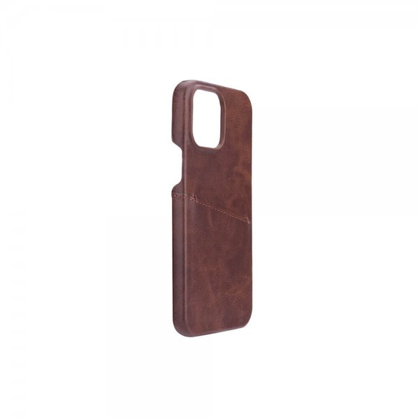 Onsala iPhone 13 Pro Max Deksel med en Kortlomme Brun