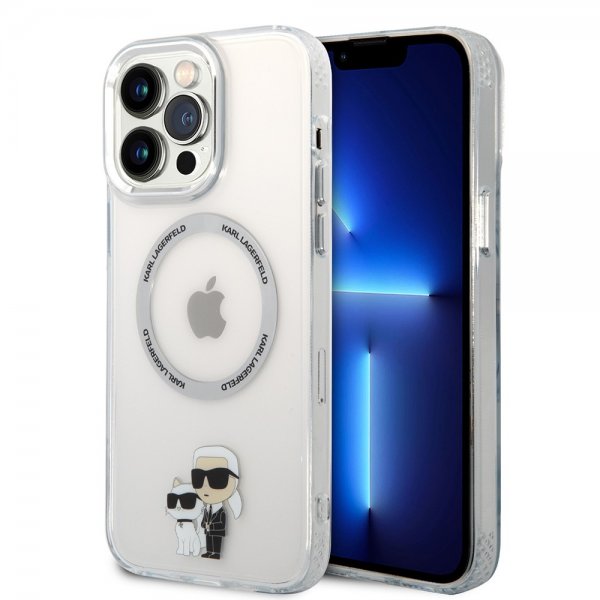 Karl Lagerfeld iPhone 13 Pro Max Deksel NFT MagSafe Transparent