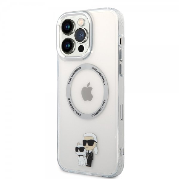 Karl Lagerfeld iPhone 13 Pro Max Deksel NFT MagSafe Transparent