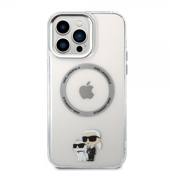 Karl Lagerfeld iPhone 13 Pro Max Deksel NFT MagSafe Transparent