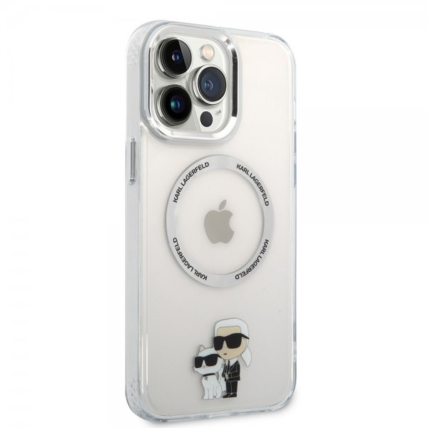 Karl Lagerfeld iPhone 13 Pro Max Deksel NFT MagSafe Transparent