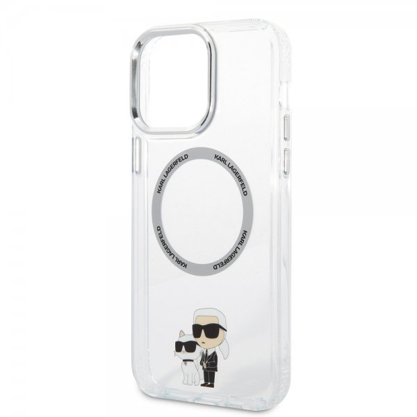 Karl Lagerfeld iPhone 13 Pro Max Deksel NFT MagSafe Transparent