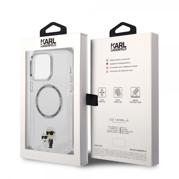 Karl Lagerfeld iPhone 13 Pro Max Deksel NFT MagSafe Transparent