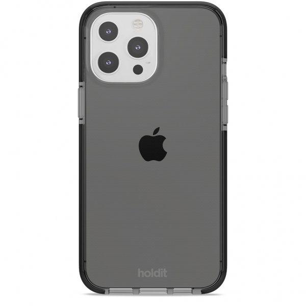 holdit iPhone 13 Pro Max Deksel Seethru Svart