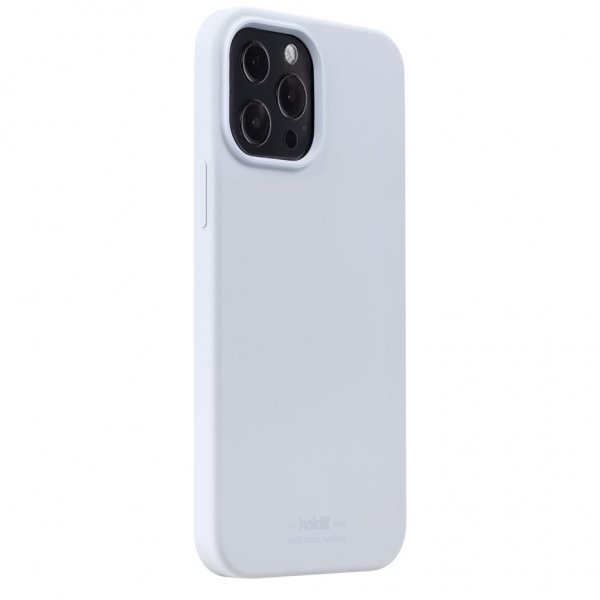 holdit iPhone 13 Pro Max Deksel Silikon Mineral Blue