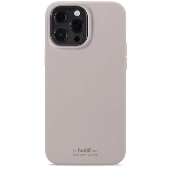 holdit iPhone 13 Pro Max Deksel Silikon Taupe