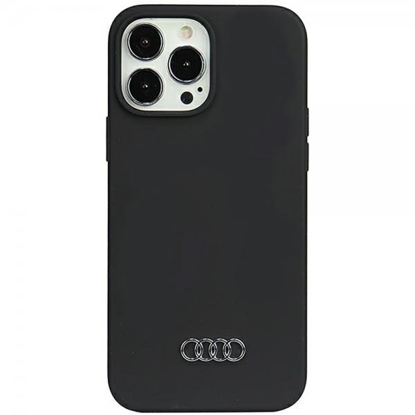 Audi iPhone 13 Pro Max Deksel Silikoni Svart