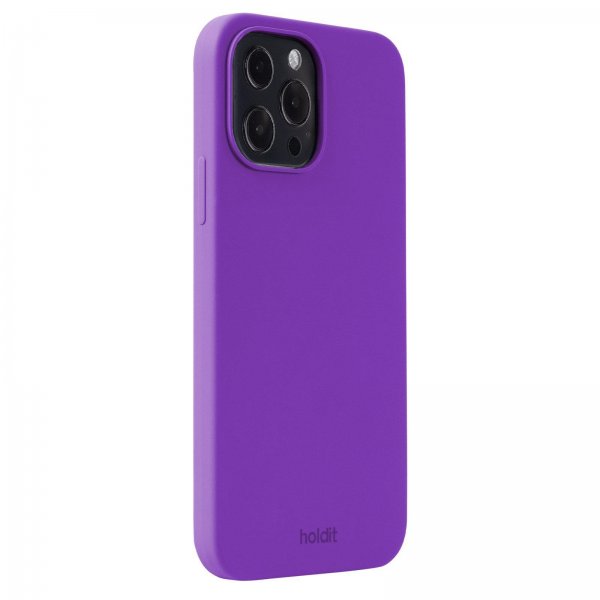 holdit iPhone 13 Pro Max Deksel Silikon Bright Purple